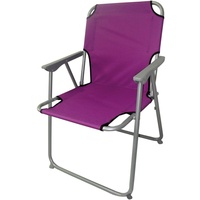 Garten Camping Sessel Oxford Metallrahmen Ø 18mm Maß: 57x54x75cm lila