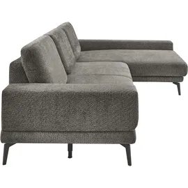 Set One by Musterring Ecksofa "SO 3600 optimaler Sitzkomfort in Federkern o. Kaltschaum, 2 Sitzhöhen", grau (kama anthrazit), B:293cm H:87cm T:180cm, 100% Polyester, SET ONE BY MUSTERRING, Sofas, Ecksofa, Sitzhöhe 42 cm, Federkern, B 293 x T 180 cm, Kama anthrazit