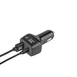 Green Cell 1x USB-C 24W Power Delivery 1x USB Quick Charge 3.0 (CAD33) - Schwarz