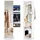 Costway Schmuckschrank mit Ganzkörperspiegel 360° drehbar