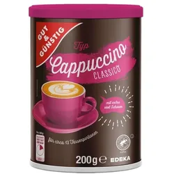 Gut und Günstig »Cappuccino Classico« instant Kaffee-Spezialität (13 Portionen) braun