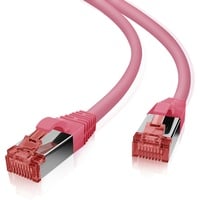 Helos Patchkabel S/FTP, RJ-45/RJ-45, 1.5m, pink (118042)