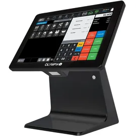 Olympia Registrierkasse inkl. eingebautem Scanner schwarz