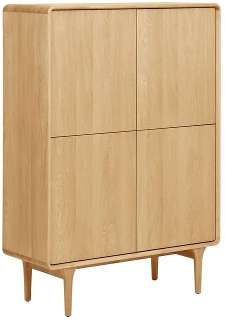 DAHEIM Highboard Darwin Holz Braun Eiche