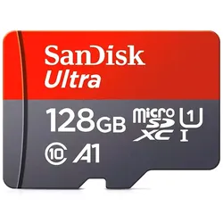 SanDisk SDXC Ultra Speicherkarte Micro SDXC 128 GB Class 10 A1 U1