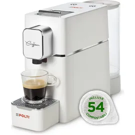 Polti Coffea S15W Kapselmaschine Silber/Weiß