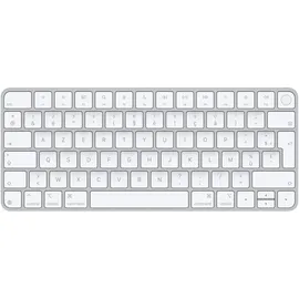 Apple Magic Keyboard mit Touch ID für Mac mit Apple Chip (USB-C), weiß/silber, USB/Bluetooth, FR (MXCK3F/A)