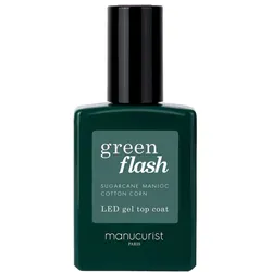 manucurist GREEN FLASH LED gel Top Coat 15 ml