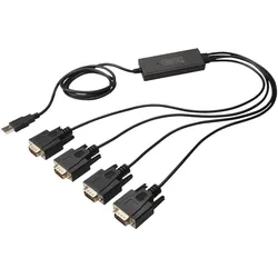 ASSMANN ASSMANN DIGITUS USB 2.0 zu 4xRS232 Kabel USB-Kabel
