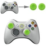 wortek Controller Aufsätze Thumb Grip Control Stick Set Kappe Silikon für Sony PS5, PS4, PS4 Pro, PS3, PS2, Xbox One, Xbox One Series X, Xbox 360, Nintendo Switch, Nintendo Wii U Grün