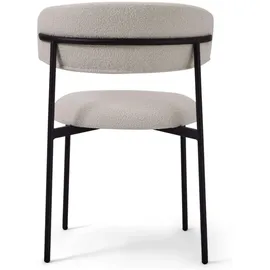 Furnhouse Esszimmerstuhl 2er-Set Diana ¦ creme ¦ Maße (cm): B: 55 H: 70