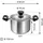 Tescoma Topf BRAVA mit Deckel ø 18 cm, 3,0 l