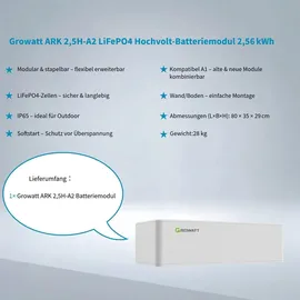 Growatt ARK 2.5H-A2 Hochvoltbatterie 2,56 kWh