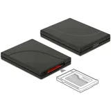 DeLock 91749, - Card Reader extern, USB Type-C, CFexpress Speicherkarten (Unterstützt NVM Express (NVMe), 1x LED Anzeige, Datentransferrate bis zu SuperSpeed 10 Gbps)
