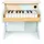 Small Foot Company Small foot Klavier Groovy Beats, elektronisches Kinder-Musiksinstrument, Holz/Kunststoff, 31x23x29cm