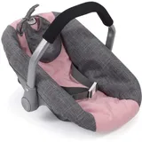 Bayer Chic 2000 708-15 Puppen-Autositz für Baby-Puppen, Puppentrage, Melange rosa