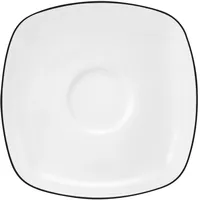 SELTMANN WEIDEN Lido Black Line Teeuntertasse eckig 13 cm