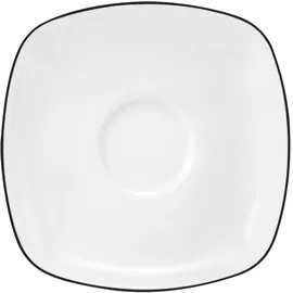 SELTMANN WEIDEN Lido Black Line Teeuntertasse eckig 13 cm