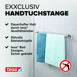 Tesa Exxclusiv Handtuchstange Exxclusiv (Edelstahl, Glänzend)