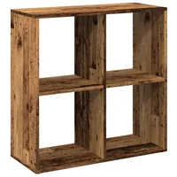 vidaXL Bücherregal Raumteiler 69,5 x 29 x 69,5 cm Braun
