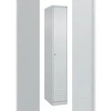 C+P Spind Classic PLUS, 1 Abteil, HxBxT 185x30x50cm, Zylinderschloss, Hellgrau/Hellgrau von PROREGAL