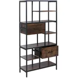 MCW Bücherregal 81 x 33 x 150 cm Braun