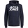 JACK & JONES Corp Logo Kapuzenpullover Black / Print Large Print / W Black M