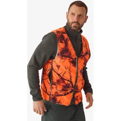 Jagdweste kompakt geräuscharm Treemetic orange 3XL