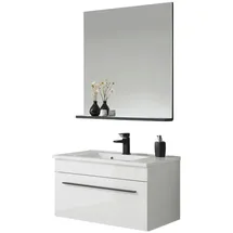 furn.design Design-D 2-tlg. Hochglanz Weiß