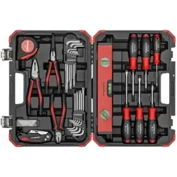Werkzeugs-Satz 43-teilig, für Hand- und Heimwerker, Kunststoffkoffer, R38003043