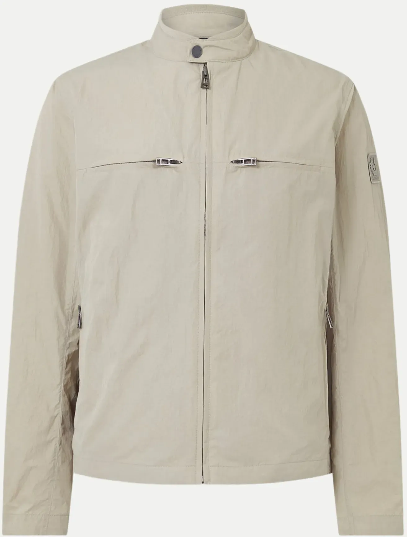 Bikerjacke Grid Beige XXL