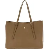 U.S. Polo Assn. Schultertasche Blackstone Shopping Bag Beige