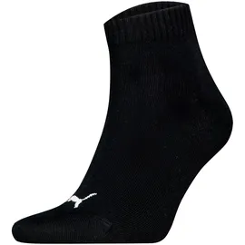 Puma Quarter Plain Socken 3er Pack Schwarz 35-38
