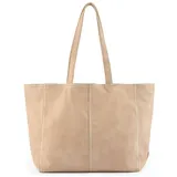 Freds Bruder Just What I Take Shopper Baumwolle/Leder/Kunstleder Beige