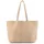 Freds Bruder Just What I Take Shopper Baumwolle/Leder/Kunstleder Beige
