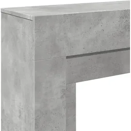vidaXL Kaminumrandung 100 x 30 x 87,5 cm Grau