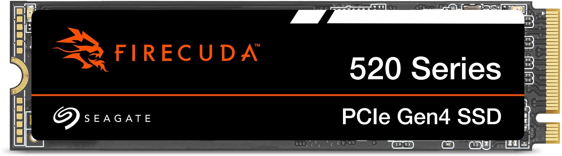 Seagate FireCuda 520 2TB interne SSD, M.2 PCIe Gen4, NVMe 1.3, bis zu 5000 MB/s, 3D TLC NAND, schwarz, 3 Jahre Data Rescue Service, Modellnr.: ZP2000GV3A012