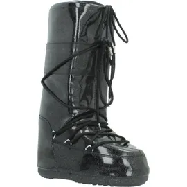 MOON BOOT Icon Glitter Schwarz 35