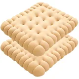 Yahbrra Kissen, Bodenkissen, Meditationskissen, Sitzkissen für Spielzimmer, Sitz, Balkon, Quadrat Sitzkissen Sitzerhöhung Sitzkissen Weich(Square-beige,2 Pack (40 * 40 * 8cm))