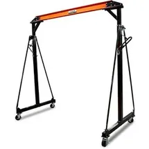 Unicraft Werkstattkran Stahl 238 cm blau fahrbar