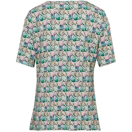 GOLDNER Multicolor-Shirt mit Halbarm, Rundhalsausschnitt in bunt | Gr.: 52
