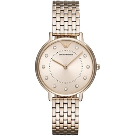 Emporio Armani Emporio Armani Uhr für Damen , Zweizeiger Uhrwerk, 32mm Pink Edelstahlgehäuse mit Edelstahlarmband, AR11062