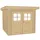Weka Gartenhaus 227 Gr. 1 2,09 x 2,05 m naturbelassen Doppeltür
