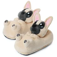 corimori Pantoffeln Beige/Schwarz 34