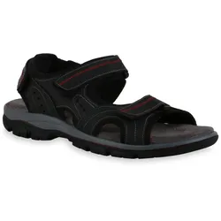 Herren Outdoor Sandalen in Schwarz Dunkelgrau