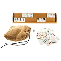 COFI Rummikub Brettspiel aus Holz – Okey 101, Rummy