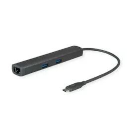 Roline USB4-C Dock HDMI+2.5GbE+ 2xA+1xC+1xC PD, 40G 8K - Digital/Daten (USB-C), Dockingstation USB Typ C, 8K30 HDMI, USB 3.2 Gen 2 (Typ-A+C), 2.5GbE LAN