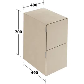 Keuco Edition 11 Art Sideboard 2 Frontauszüge, Keramik, sahara