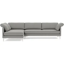 Fredericia EJ295 Chaise Sofa, links, chrom / re-wool 128