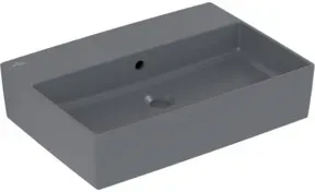 V&B Aufsatzwaschtisch Memento 2.0 62, graphite C-plus, 60x42cm